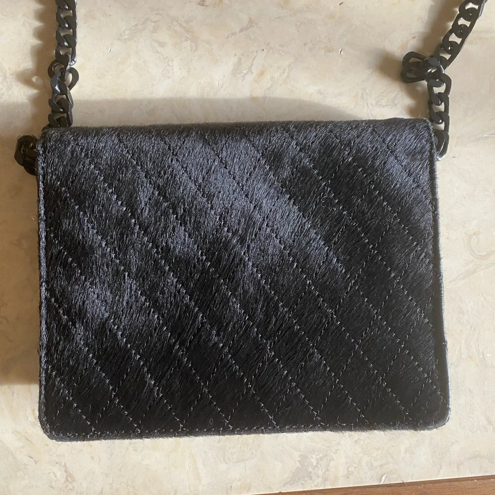 Alice & Olivia pony hair, Crossbody bag - EUC - Picture 10 of 11